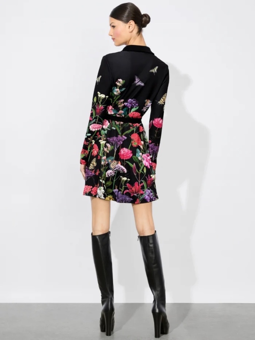 Alice + Olivia Millicent Mini Dress Secret Garden size 4 - Picture 3 of 14